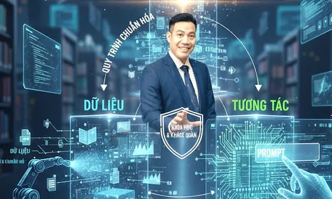 Nhà báo Vương Xuân Nguyên đề xuất mô hình “Tư duy - Dữ liệu - Tương tác” trong huấn luyện AI