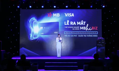 MB ra mắt thẻ doanh nghiệp MB Visa Hi BIZ tối ưu chi tiêu, mở rộng giao thương