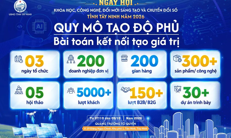Tây Ninh: Từ bài toán thực tiễn đến động lực bứt phá kinh tế số